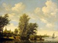 Ferry paysage Salomon van Ruysdael